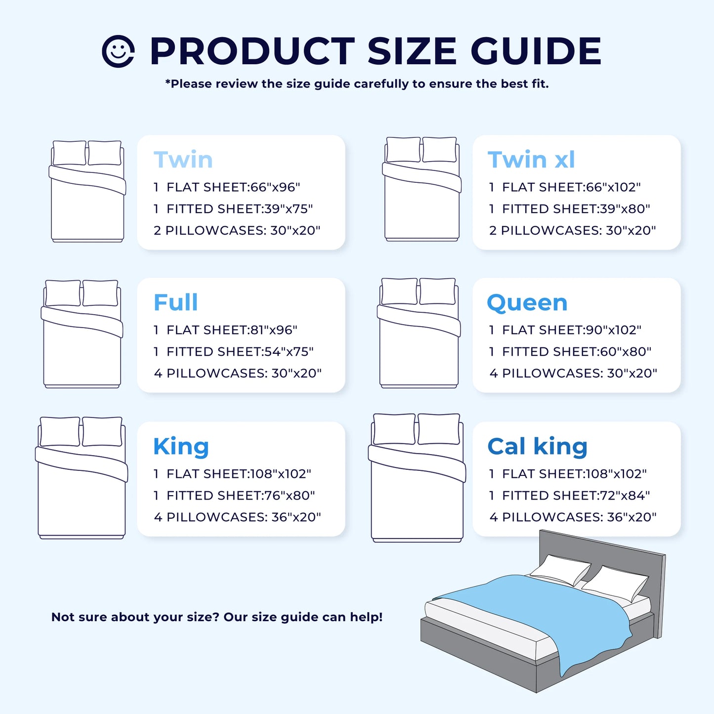 Cool & Soft 4-Piece Microfiber Sheet Set | Deep Pocket Bed Sheets Up to 18"