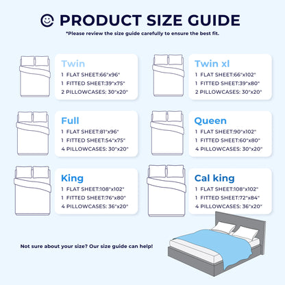 Cool & Soft 4-Piece Microfiber Sheet Set | Deep Pocket Bed Sheets Up to 18"