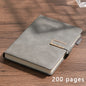 Vintage A5 Leather Notebook | Soft Cover Journal for Work, School & Meetings