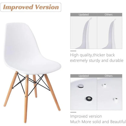 Mid-Century Modern Dining Chair Set