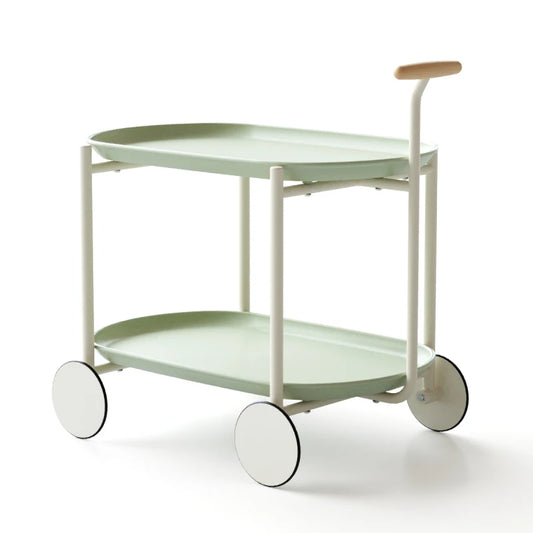 Cute Retro Green Trolley for Kitchen Decor or Storage