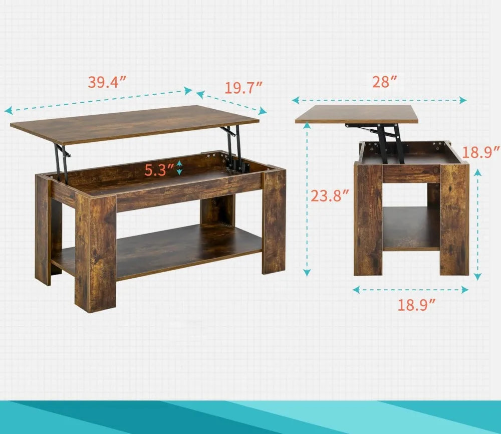 Luxury Lift-Top Coffee Table
