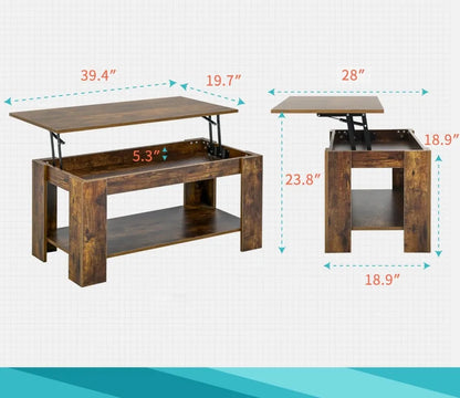 Luxury Lift-Top Coffee Table