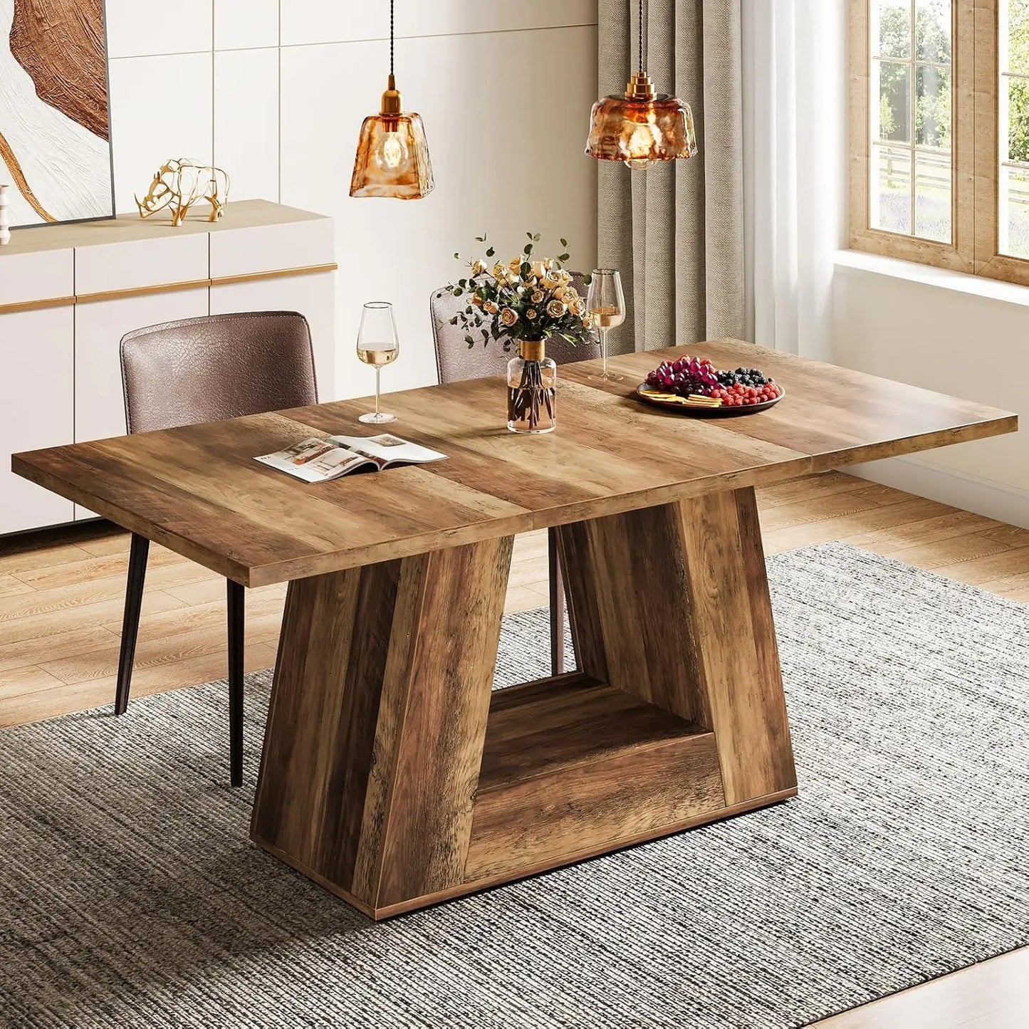 Stylish 6-Person Dining Room Table