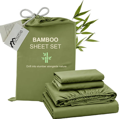 Luxury Cooling Bamboo Sheet Set | Ultra Soft Deep Pocket Bedding for Hot Sleepers