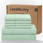 Cool & Soft 4-Piece Microfiber Sheet Set | Deep Pocket Bed Sheets Up to 18"
