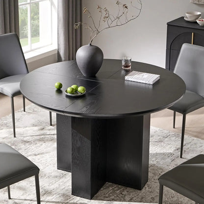 Luxury 47" Round Pedestal Dining Room Table