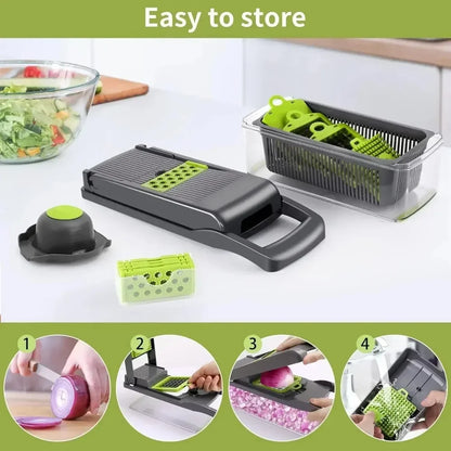 Multifunctional Food Chopper with Handle