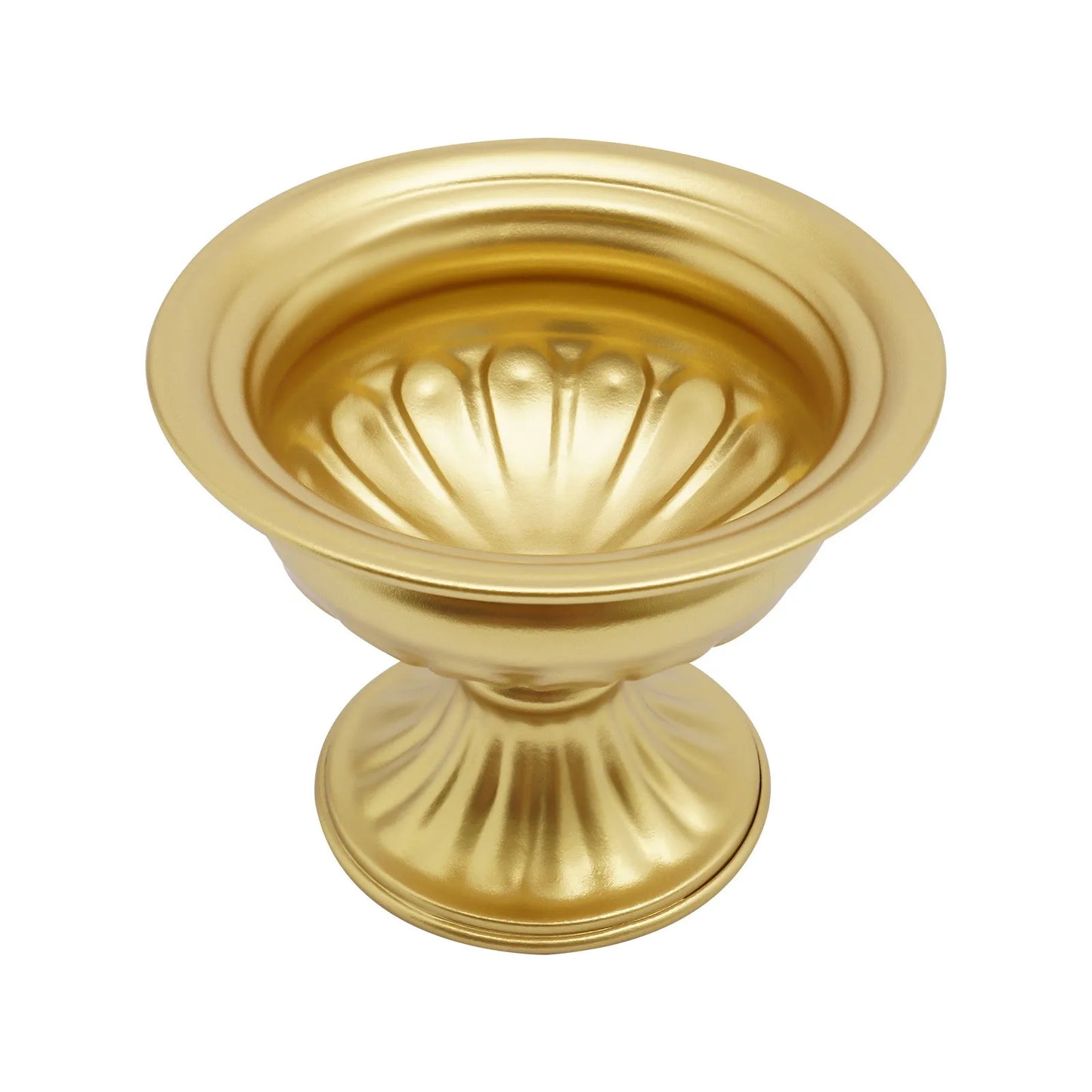 Mini Centerpieces, Set of 10 Gold Trumpet Vases