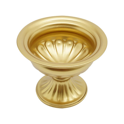 Mini Centerpieces, Set of 10 Gold Trumpet Vases