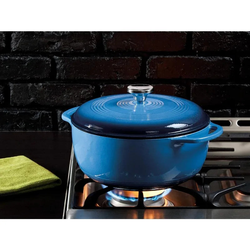 6-Quart Enameled Cast Iron Dutch Oven