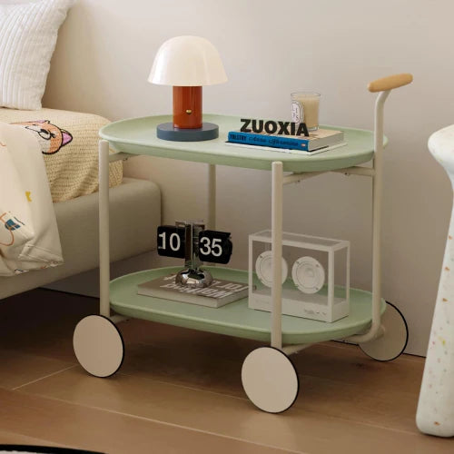 Cute Retro Green Trolley for Kitchen Decor or Storage