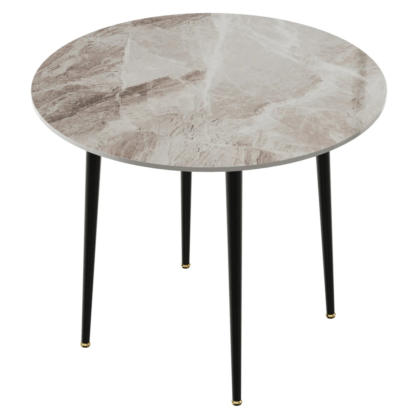 Round Sintered Stone Dining Room Table