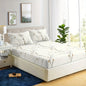 Vintage Floral Fitted Sheet Set | 3-Piece Deep Pocket Microfiber Bedding