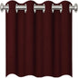 Burgundy Blackout Curtain Valance | Grommet Top Window Treatment