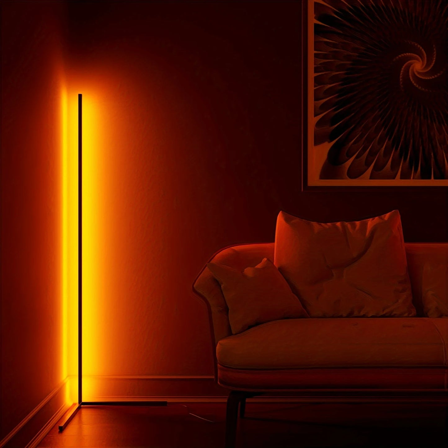 Beautifully Designed, Space-Saving LED Floor Lamp
