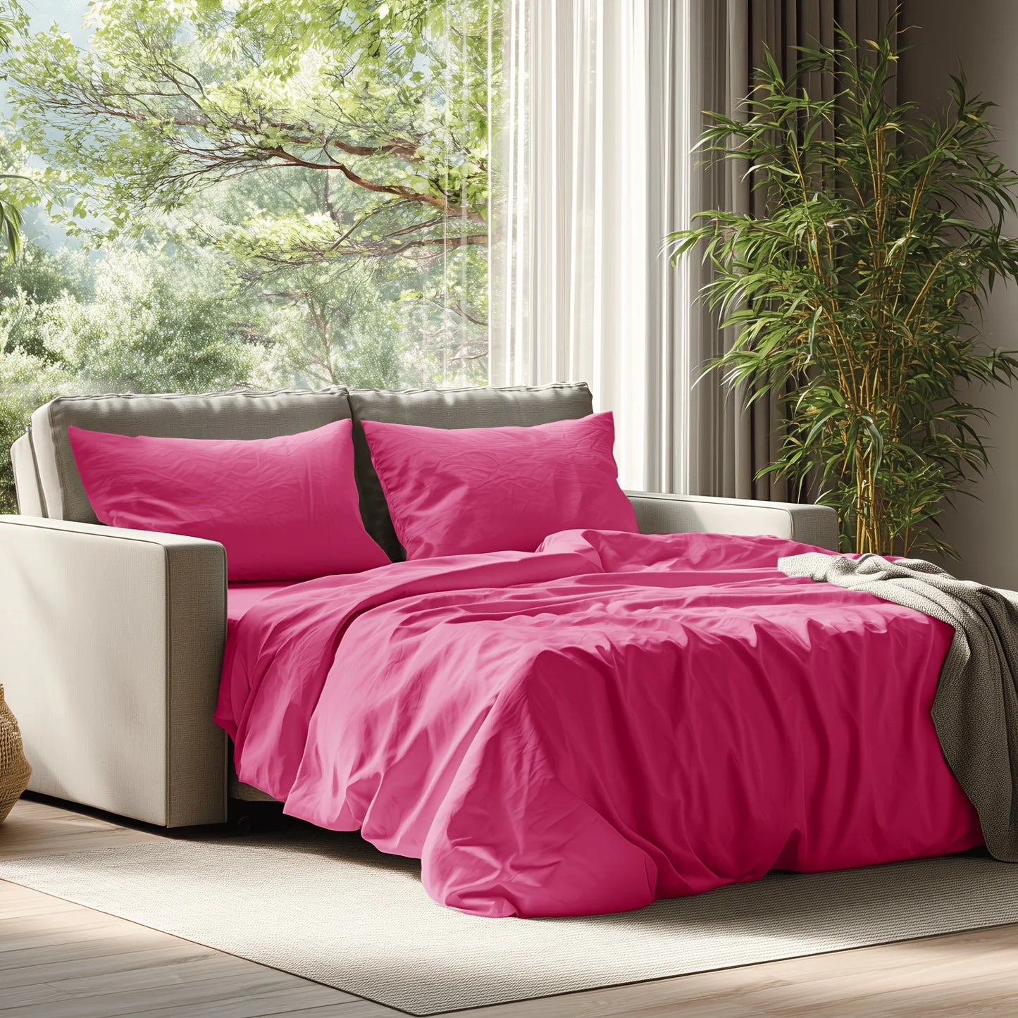 Luxury Cooling Bamboo Sheet Set | Ultra Soft Deep Pocket Bedding for Hot Sleepers