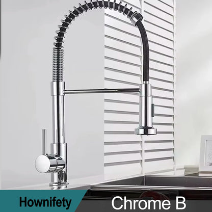 Modern Pull-Down Kitchen Faucet