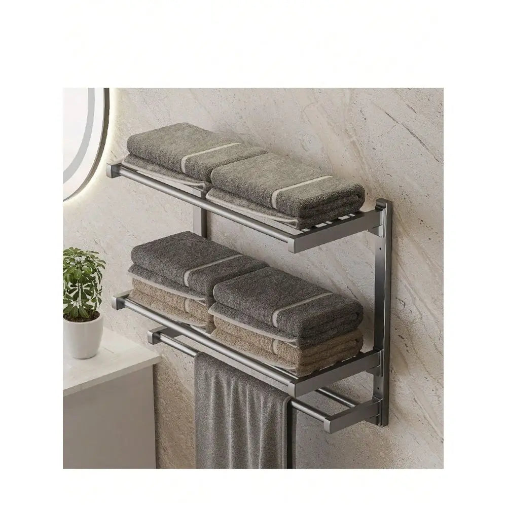 Wall Mounted Aluminum Towel Rack