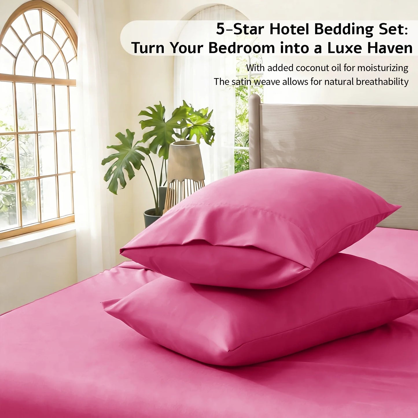 Luxury Cooling Bamboo Sheet Set | Ultra Soft Deep Pocket Bedding for Hot Sleepers