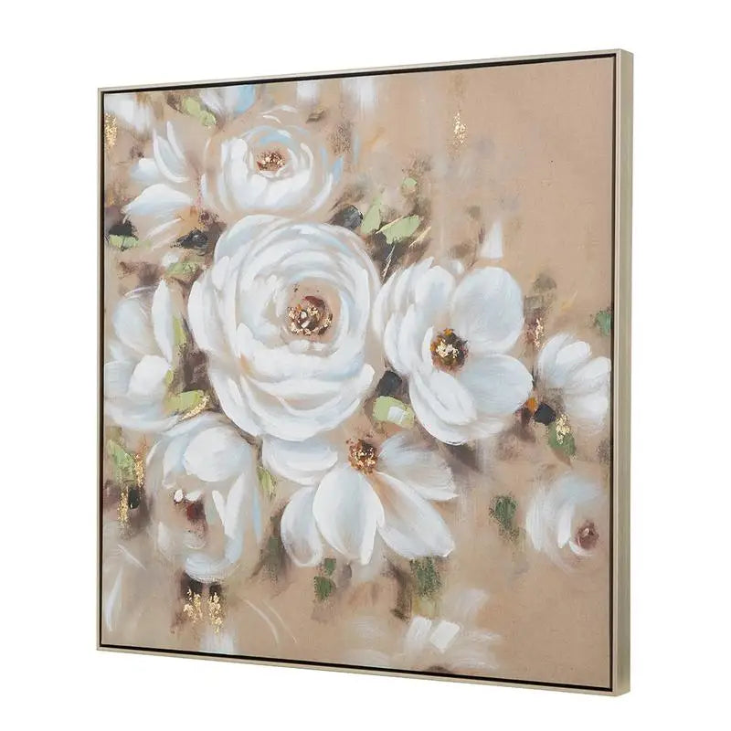 Gorgeous Framed Canvas Floral Print