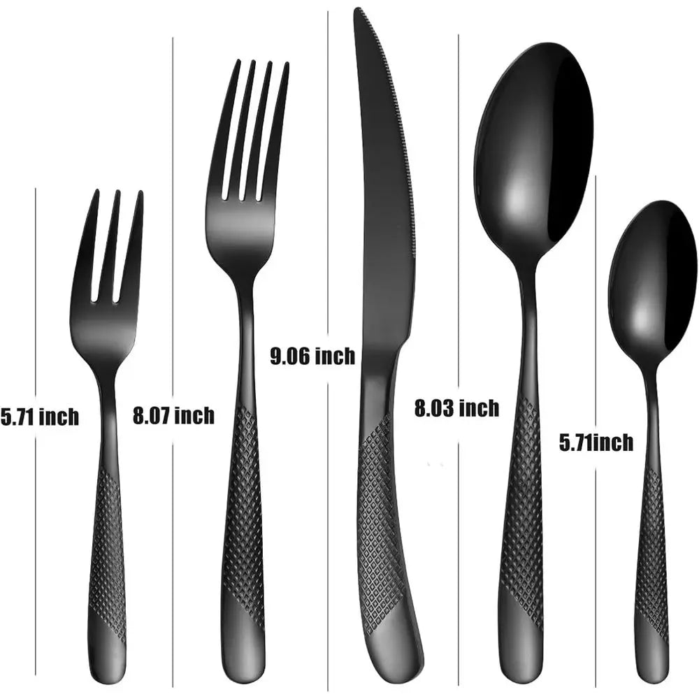 40-Piece Stainless Steel Silverware Set