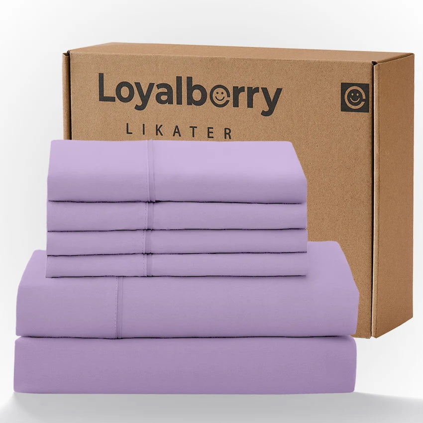 Cool & Soft 4-Piece Microfiber Sheet Set | Deep Pocket Bed Sheets Up to 18"