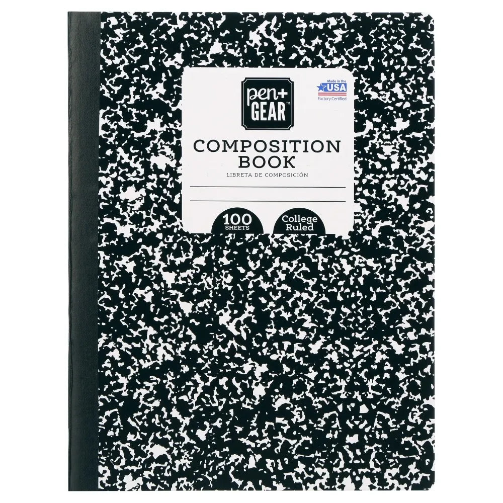 30-Pack College Ruled Composition Notebooks | 100 Sheets Each, Marble Cover