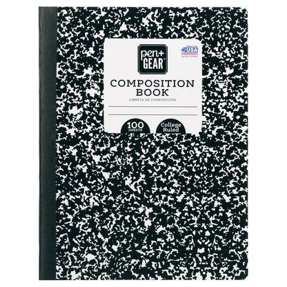 30-Pack College Ruled Composition Notebooks | 100 Sheets Each, Marble Cover