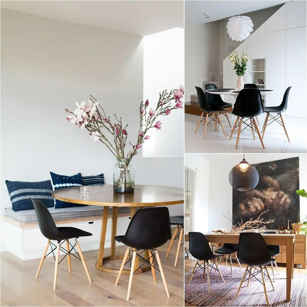 Mid-Century Modern Dining Chair Set