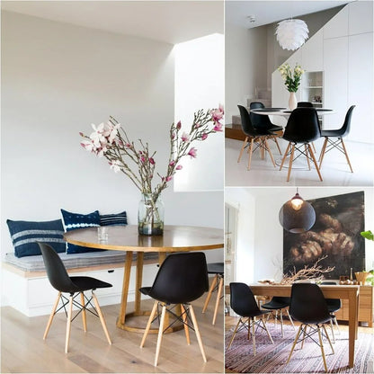 Mid-Century Modern Dining Chair Set