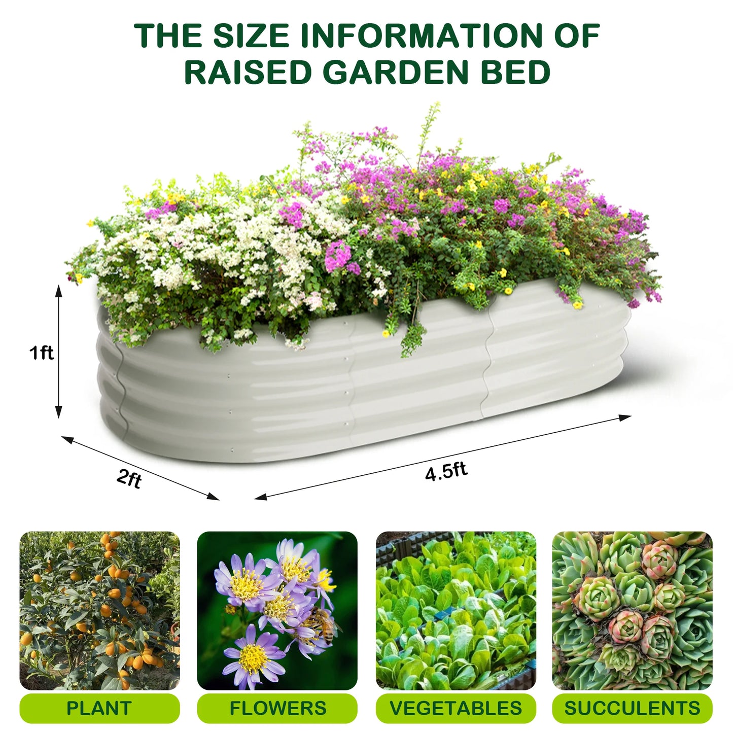 Stylish Raised Garden Bed