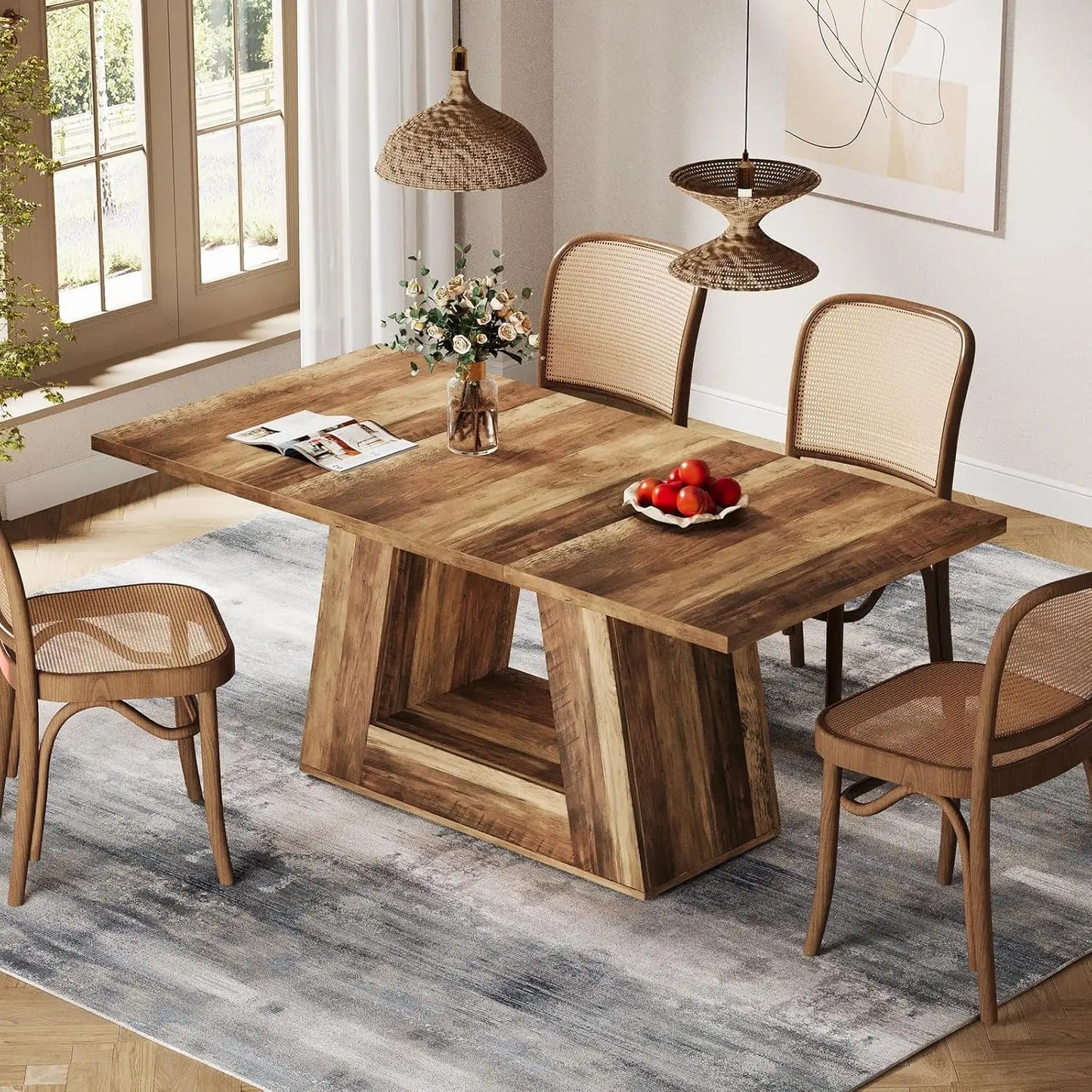 Stylish 6-Person Dining Room Table