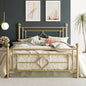 Vintage Victorian Style Wrought Iron Platform Bed
