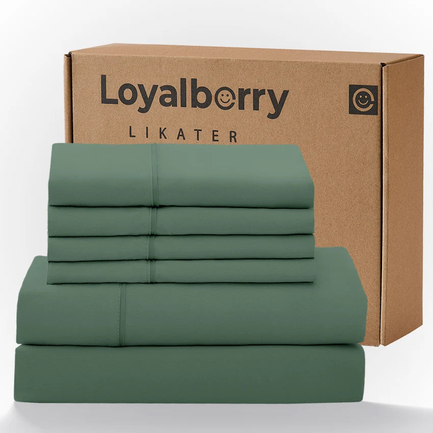 Cool & Soft 4-Piece Microfiber Sheet Set | Deep Pocket Bed Sheets Up to 18"