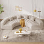 Modern Curved Velvet Cloud Sofa