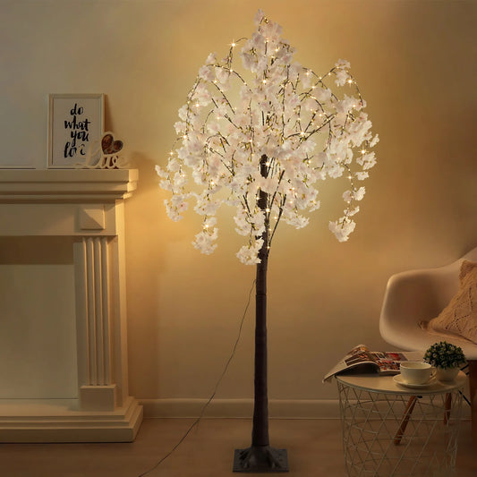 Warm Cherry Blossom Tree Light