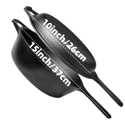 Pre-Seasoned Cast Iron Skillet Set