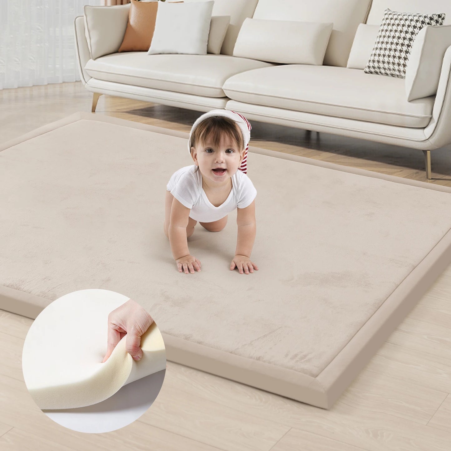 Thick Memory Foam Soft Non-Slip Rug