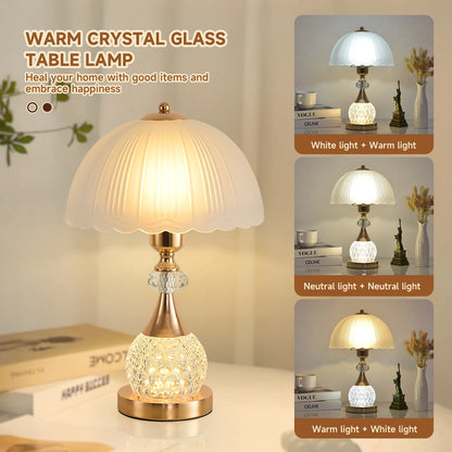 Bedside Luxury Crystal Table Lamp