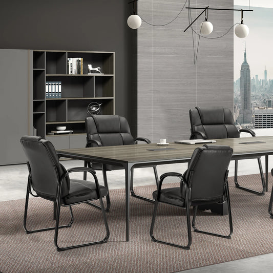 Modern PU Leather Reception Chairs