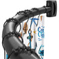 Adjustable Black Curved Shower Curtain Rod
