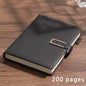 Vintage A5 Leather Notebook | Soft Cover Journal for Work, School & Meetings
