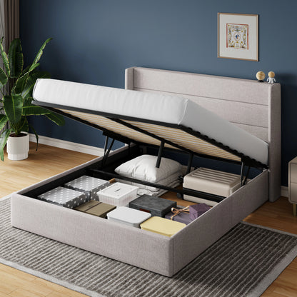 Heavy-Duty Hydraulic Bed with Large Storage Area