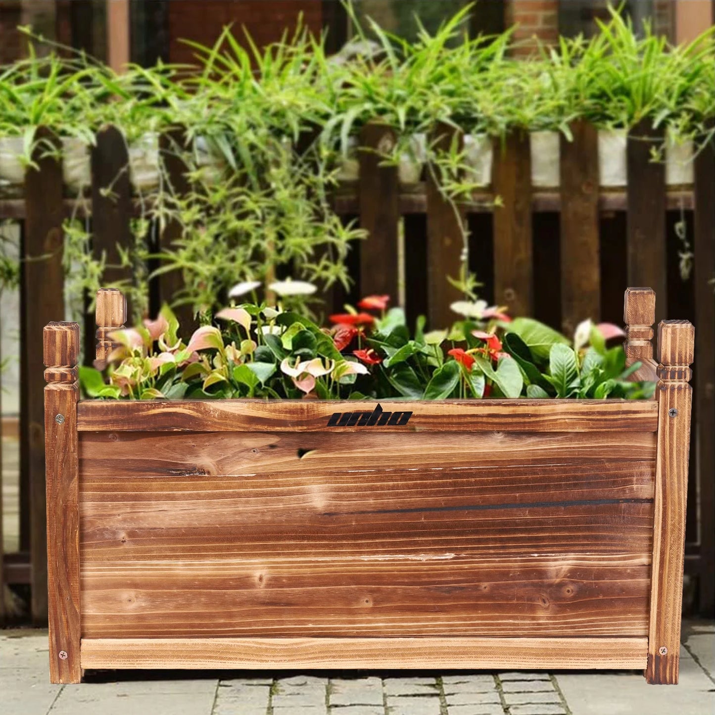 Solid Pine Raised Garden Planter Box