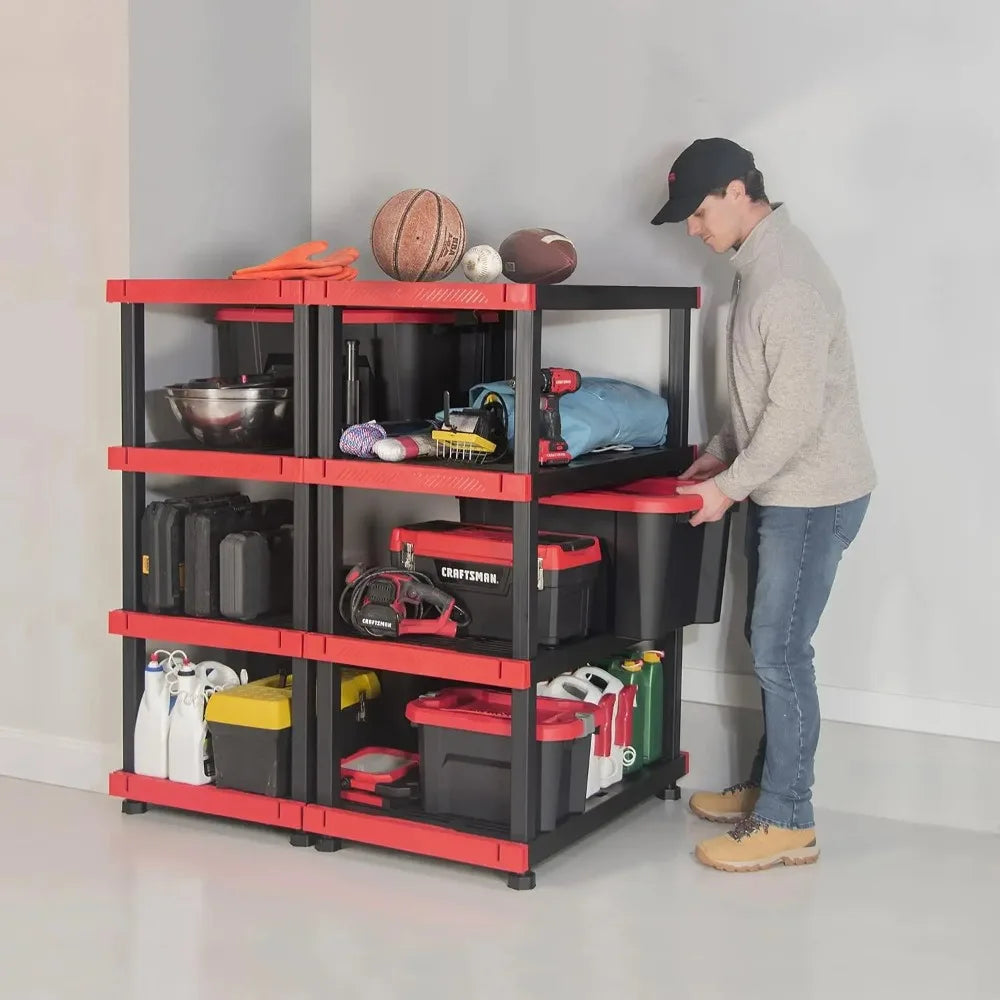 Heavy Duty, Durable 4-Tier Storage Rack