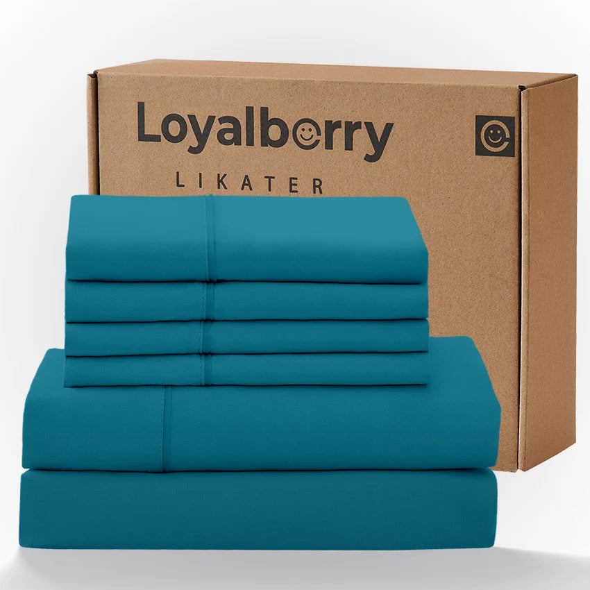 Cool & Soft 4-Piece Microfiber Sheet Set | Deep Pocket Bed Sheets Up to 18"