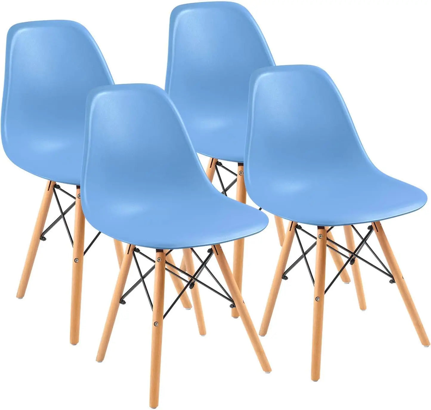 Mid-Century Modern Dining Chair Set