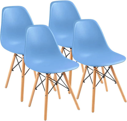 Mid-Century Modern Dining Chair Set