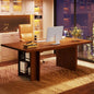 63-Inch Modern Executive Computer Desk with Storage